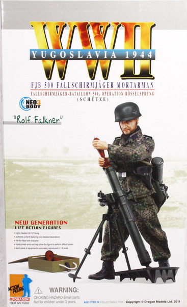 WWII ユーゴスラビア1944 Rolf Falkner 70205 - Schutze 