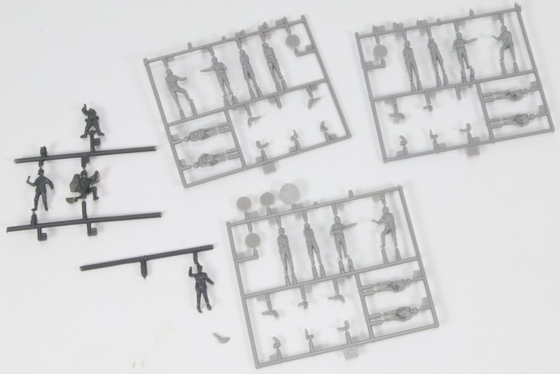 Modeling figures german, World War Two, 1/72, 22 figures