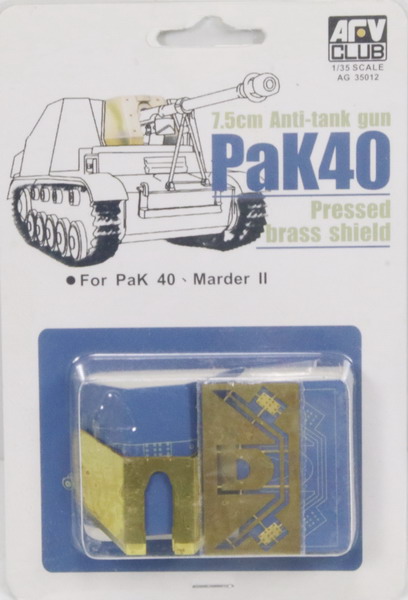 Modeling accesories photoetched cannon ak 40 - Marder, ref. 35012, 1/35, AFV Club