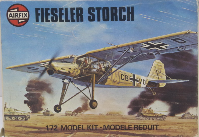 Modeling aircraft Fieseler Storch Fi-156, ref. 61047, 1/72, Airfix