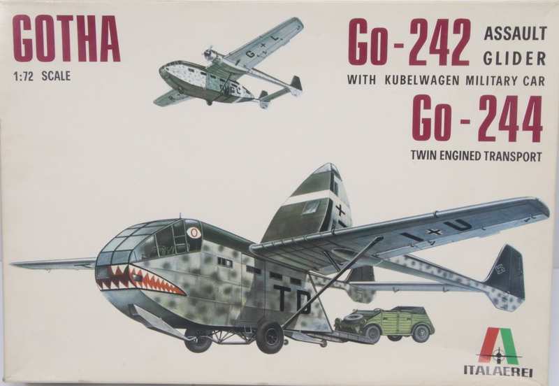 Modeling aircraft Gotha Go-242 – Go-244, ref. 111, 1/72, Italeri - Italaerei