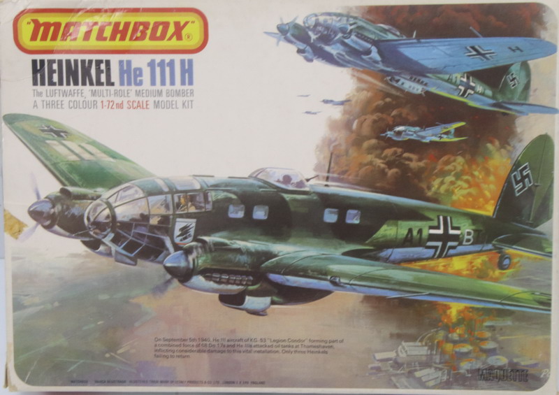 Modeling aircraft Heinkel HE-111, ref. PK-403, 1/72, Machtbox