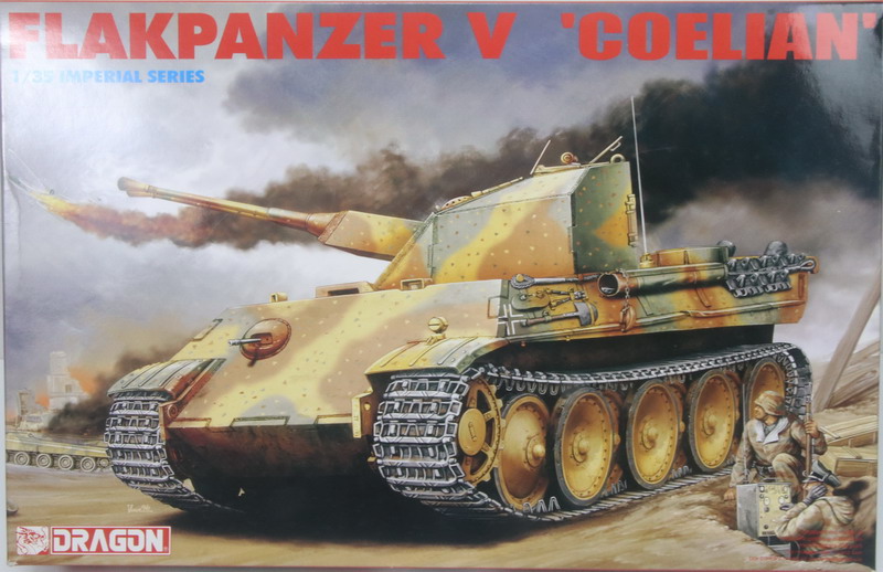 Modeling tank antiaircraft, Panzer V, Panther, Flakpanzer V, Coelian, ref. 9022, 1/35, Dragón