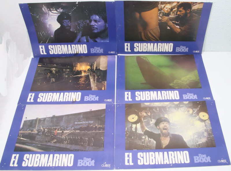 Fotocromos, El Submarino – Das Boot, Wolfgang Petersen, 10 fotocromos
