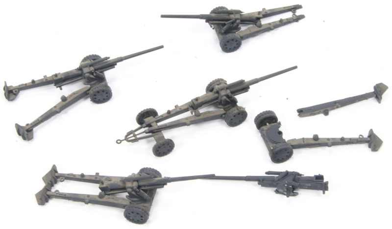 Modeling cannon Schwere 18 cm Kanone 18, 1/87 Rocco, lot 5 units