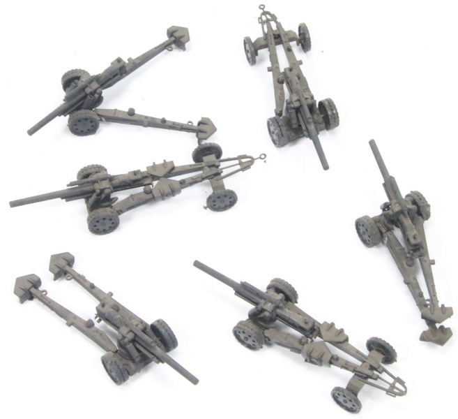 Modeling cannon Schwere 15 cm Feldhaubitze 18, 1/87 Rocco, lote de 6 unidades