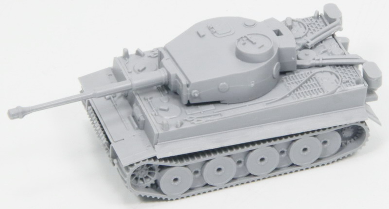 Modeling tank Panzer VI, Tiger I, 1/100, Zvezda, assembled, MINIMUM order 6 EUROS