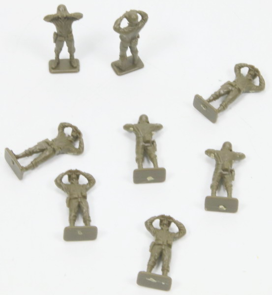 Modeling figures USA, officers, 1/72, 8 unidades, MINIMUM order 6 EUROS