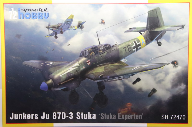 Modeling aircraft Junkers Ju-87 D-3, Stuka, Experten, ref. 72470, 1/72, Special Hobby