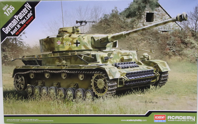 Modeling tank Panzer IV, Ausf. H, late, ref. 13528, 1/35, Academy
