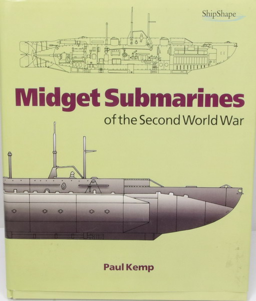 Book Midget submarines of the Second World War II, Paul Kemp, Caxtom Editions, en ingles