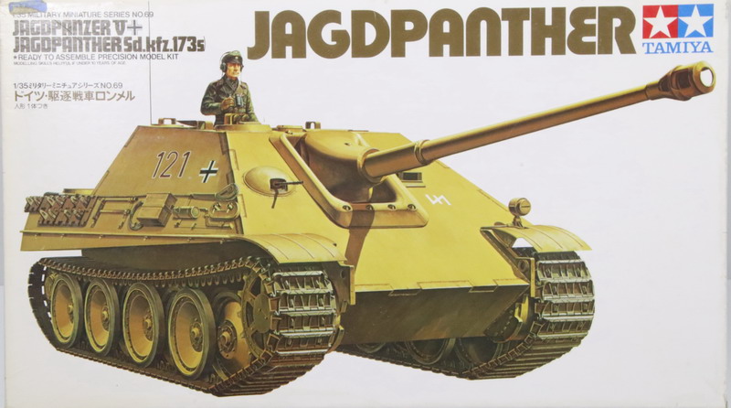 Modeling tank destroyer Jagdpanther, ref. 35069, 1/35, Tamiya