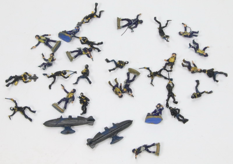 Modeling figures italian, submariner, 28 figures