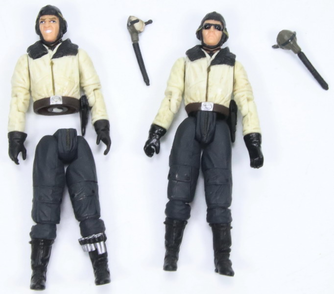 Modeling figures german, pilots Luftwaffe, 1/18? lot 2 units
