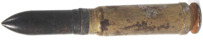 Projectile, 13 mm, for machine gun 131 (Maschinegewehr 131), inert German original World War II.