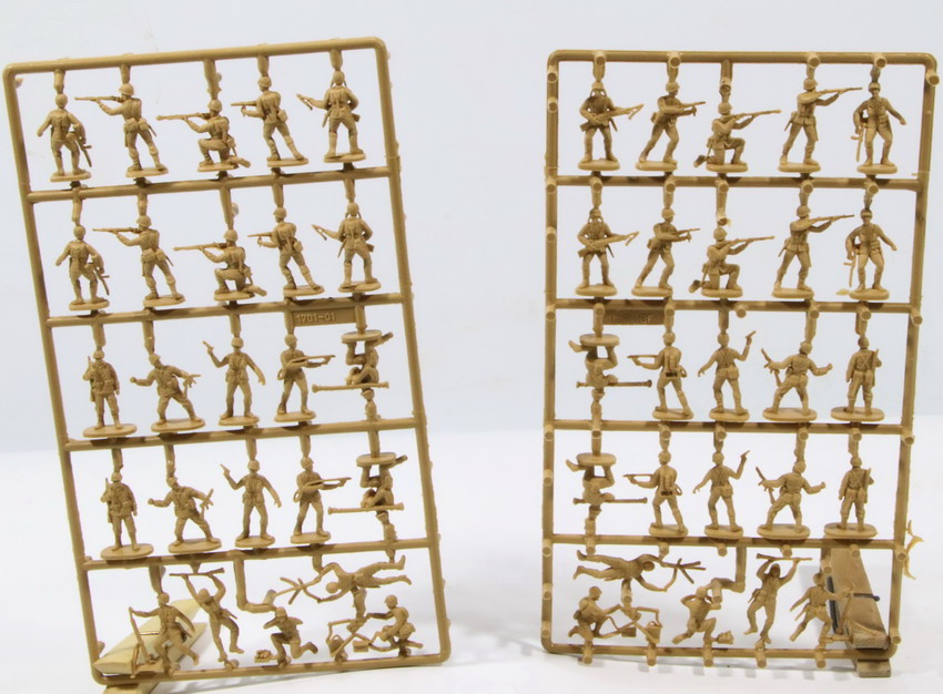 Modeling figures USA infantry, ref. 1701, 1/72, Heller, 50 figures, no box