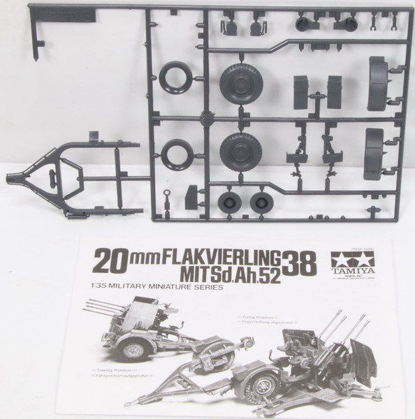 Modeling accesories trailer Sd. Ah. 52, 1/35, Tamiya