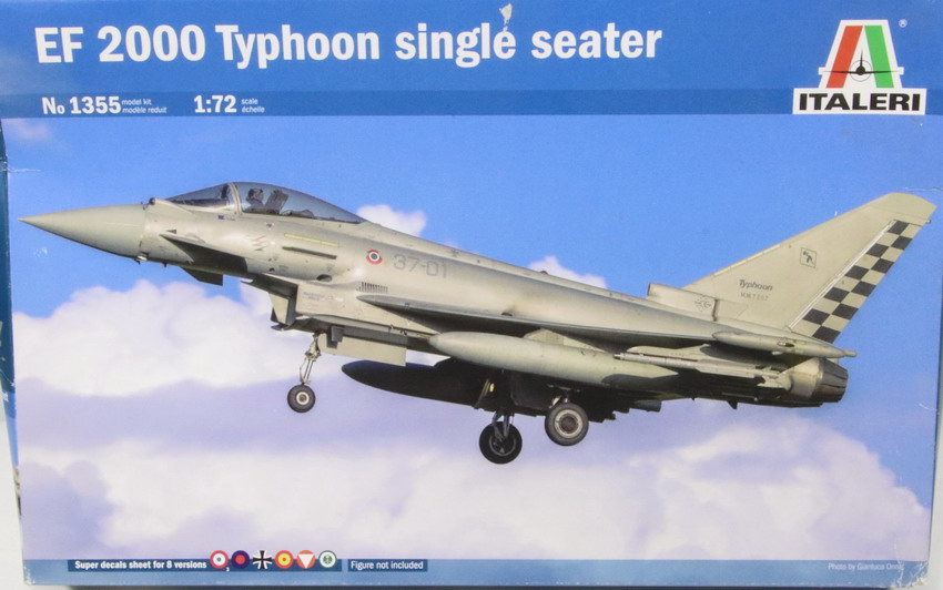Modeling aircraft EF 2000 Typhoon, ref. 1355, 1/72, Italeri