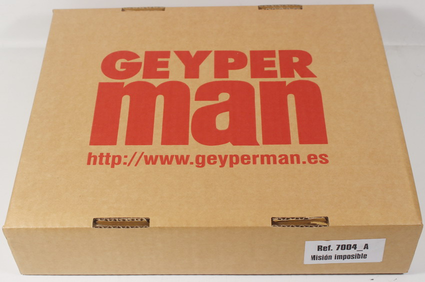 Accesorios Geyperman, caja de cartón, Misión Imposible Ref. 7004-A, dimensiones 37,00 x 30,5 x 8 cms.