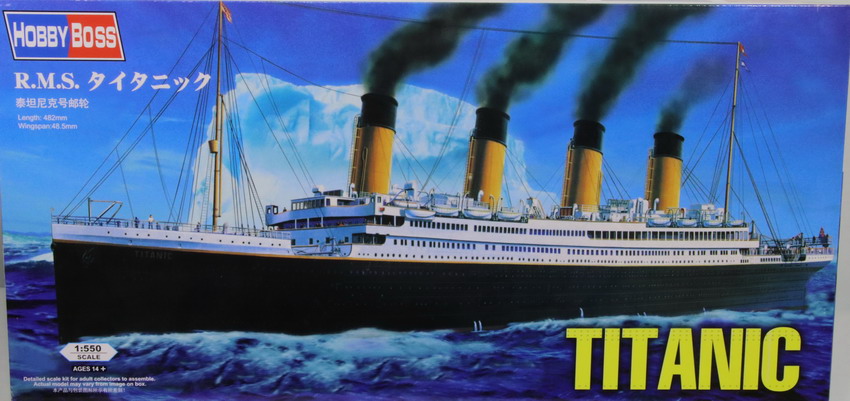 Modeling ship Titanic, ref. 81305, 1/550, Hobby Boss