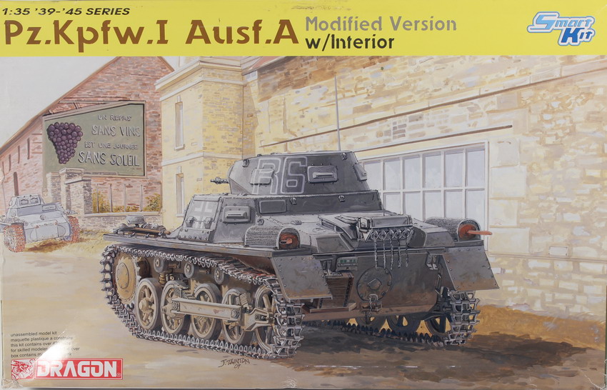 Modeling tank Panzer I, Ausf. A, ref. 6356, 1/35, Dragon