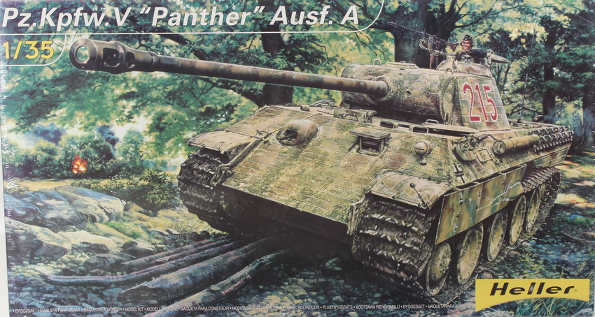 Modeling tank Panzer V – Panther Ausf. A, ref. 81162, 1/35, Heller