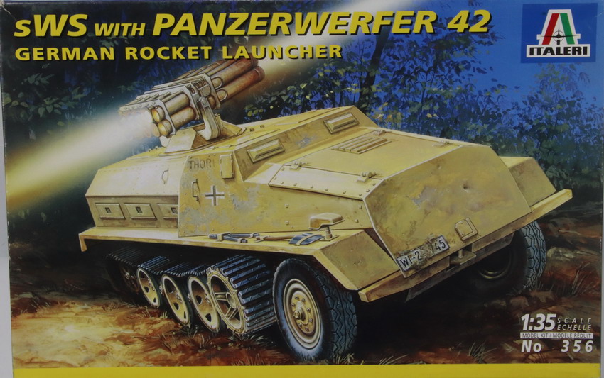 Modeling half track SWS Panzerwerfer 42, 15 cm, ref. 356, 1/35, Italeri