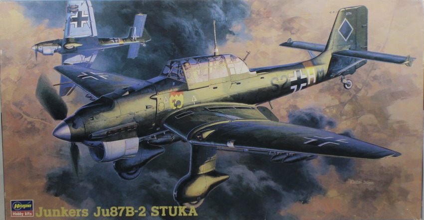 Modeling aircraft Junkers Ju-87 B-2, Stuka, ref. 09113, 1/72, Hasegawa