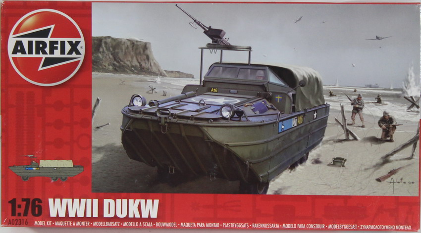 Modeling vehicle Dukw, ref. A02316, 1/76, Airfix