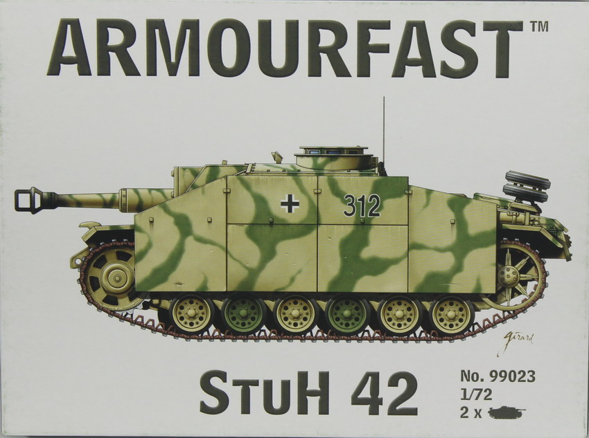 Modeling vehicle StuH 42, ref. 99023, 1/72, Armourfast