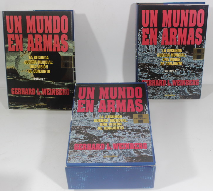 Libro Un Mundo en Armas. Gerhard L. Weinberg. Grijalbo.