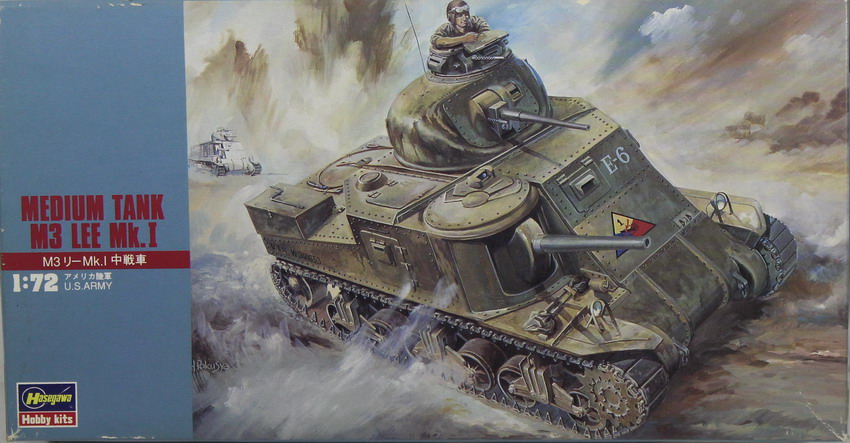 Modeling tank M3 Lee, Mk. 1, ref. MT4 500, 1/72, Hasegawa