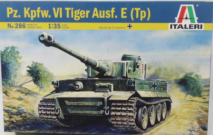 Modeling tank Panzer VI Tiger, Ausf. E, ref. 286, 1/35, Italeri
