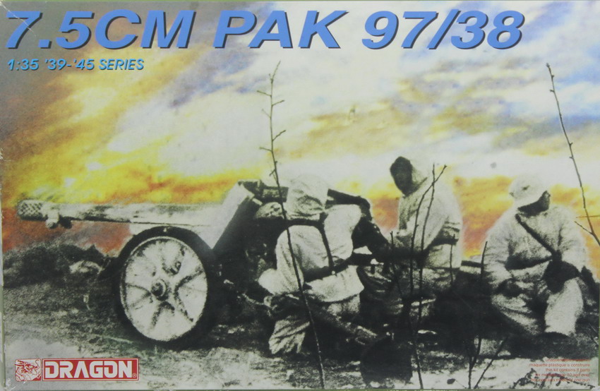 Modeling cannon Pak 97/38, 7.5 cm, antitank gun, ref. 6123, 1/35, Dragón
