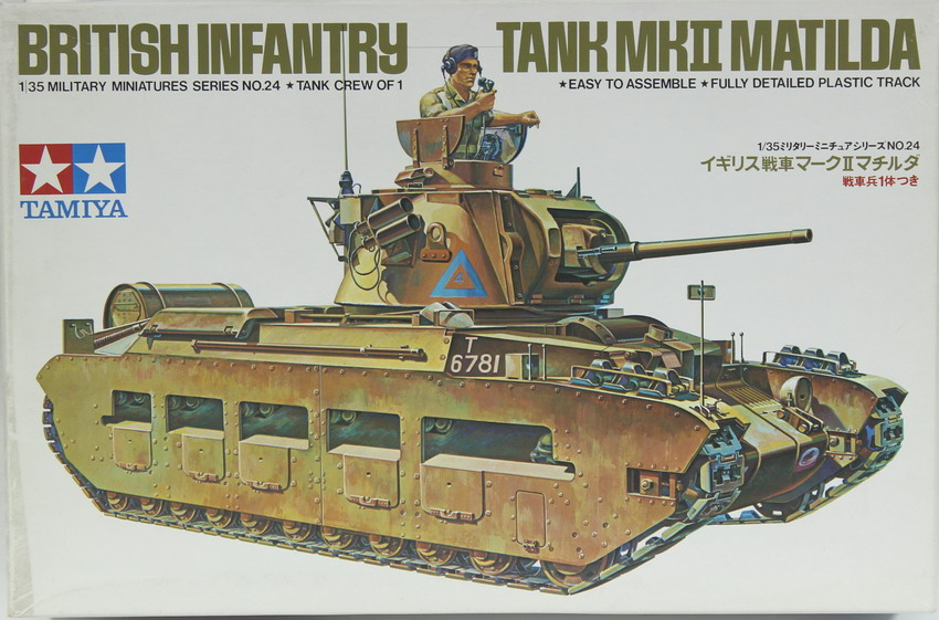 Modeling tank Matilda Mk. II, ref. 3524, 1/35, Tamiya