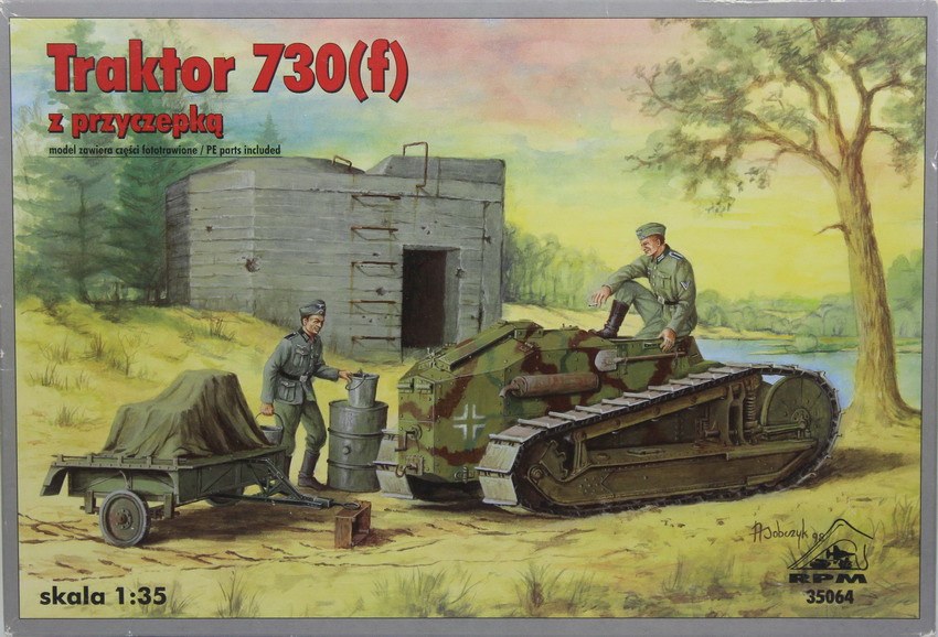 Modeling tank FT-17 - PanzerKampfwagen 730(f), ref. 35064, 1/35, RPM
