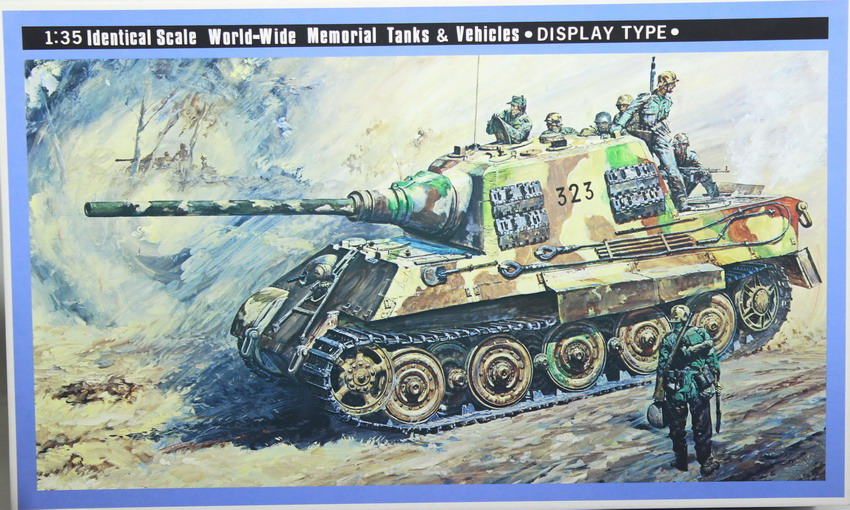 Modeling tank destroyer Jagdtiger, ref. 3508, 1/35, Nichimo