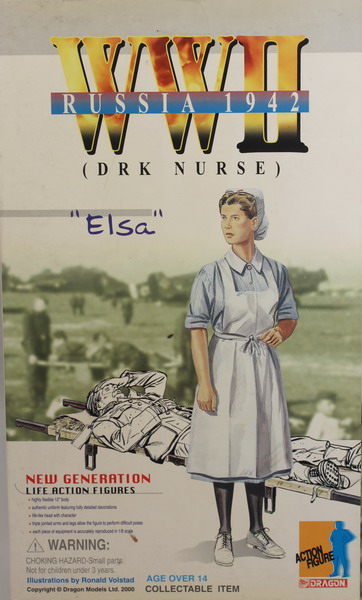 Action figure 1/6, Dragón, Elsa, Russia 1942, DRK Nurse, ref. 70039