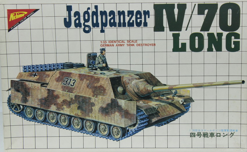 Modeling tank destroyer Jagdpanzer IV/70, ref. 3506, 1/35, Nichimo