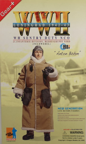Action figure 1/6, Dragón, Anton Bohn, Leningrad 1942-43, 21 Infanterie Division, ref. 70731