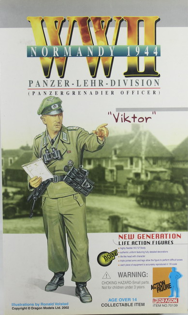 Action Figure 1/6, Dragón, Viktor, Panzer-Lehr división, Normandy 1944, ref. 70139