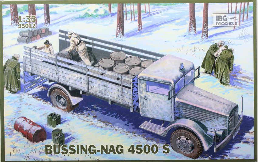 Modeling truck Bussing-Nag 4500 S, ref. 35012, 1/35, IBG Models