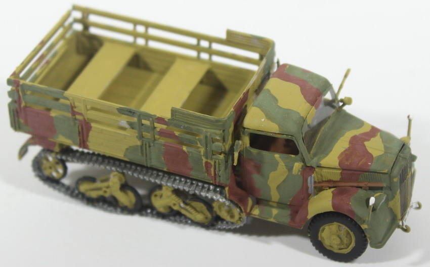 Modeling truck Opel Blitz, SdKfz 3 maultier, assembled and painted, 1/72, box no. 2