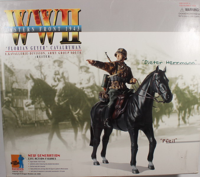 Action figure 1/6, Dieter Herrmann & Pfeil, Eastern Front 1943, Florian Geyer Cavalryman, ref. 70039