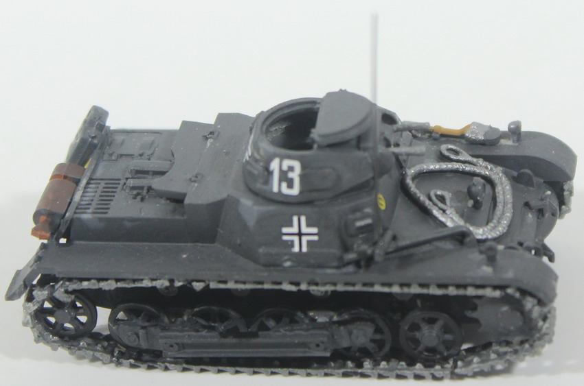 Modeling tank Panzer I, Ausf. B, assembled and painted, 1/72, box no. 2