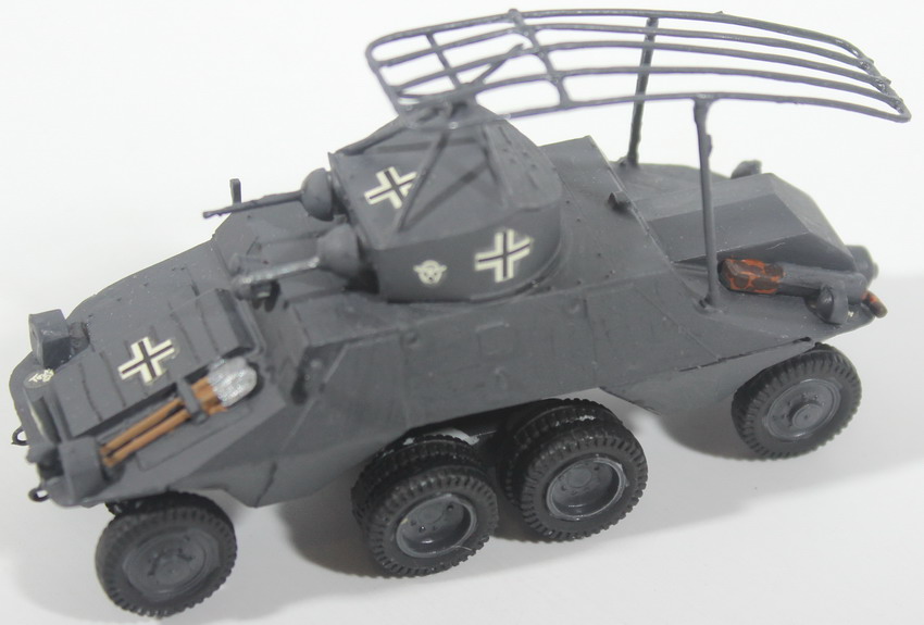 Modeling vehicle Steyr ADGZ - M35 Mittlerer Panzerwagen, assembled and painted, 1/72, box no. 1