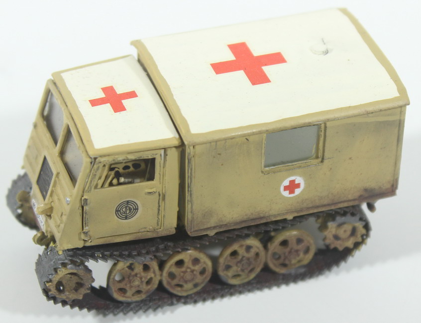 Modeling Raupenschlepper Ost - RSO s, mounted and painted, 1/72, ref. caja 1