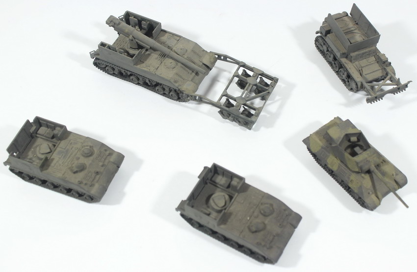 Modeling vehicles USA World War two, 1/72, incompletes