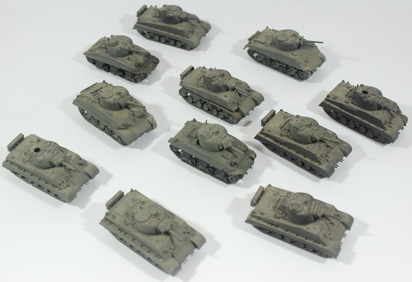 Modeling vehicles USA World War two, 1/72, incompletes