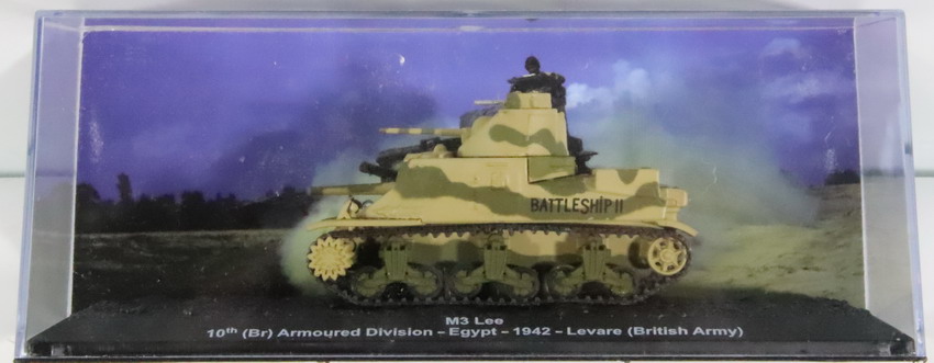 Modeling tank M3 Lee, 10 Armoured Div. Egypt 1942, British, 1/72, Altaya, assembled and painted